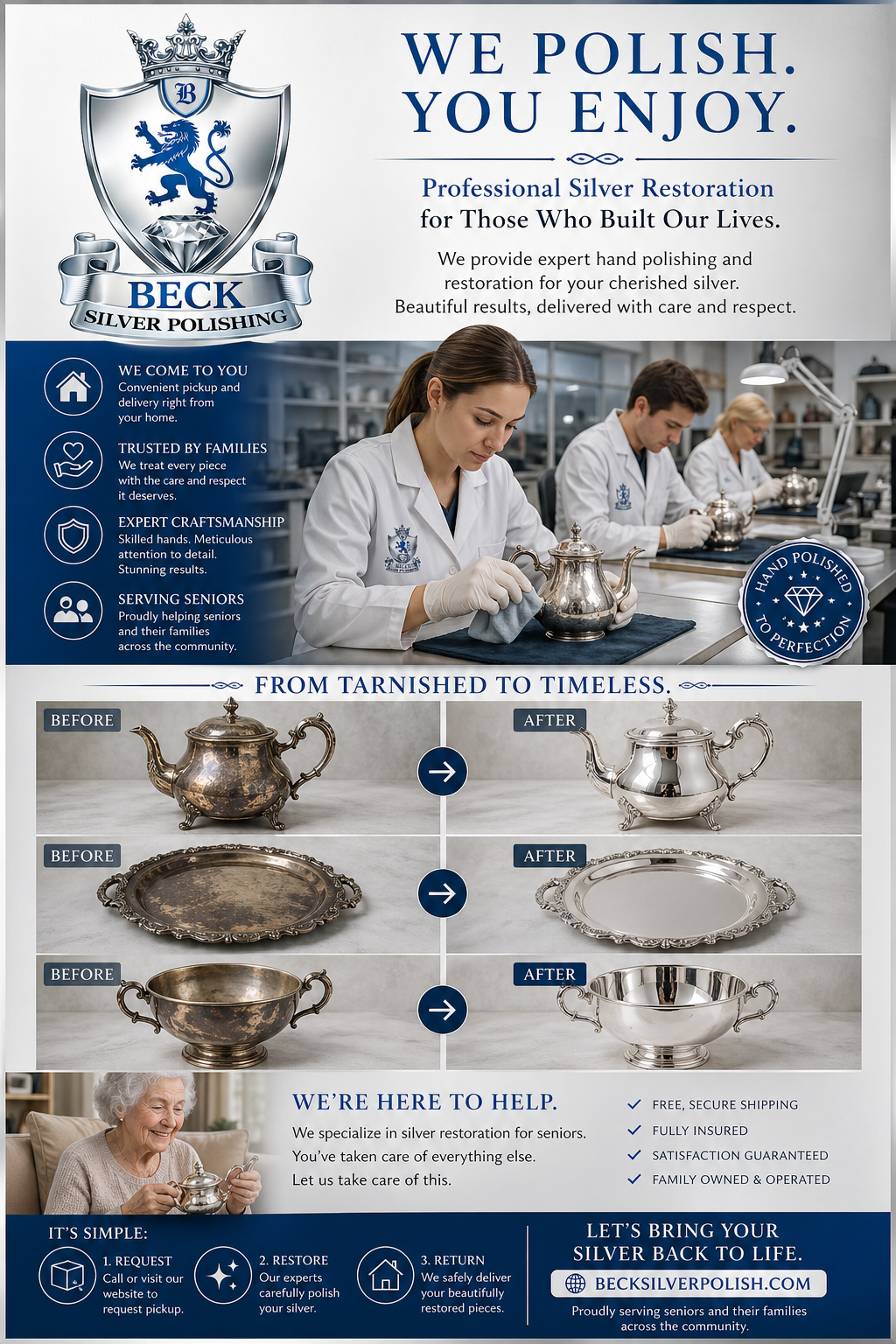 Beck Silver Polishing Advertisement